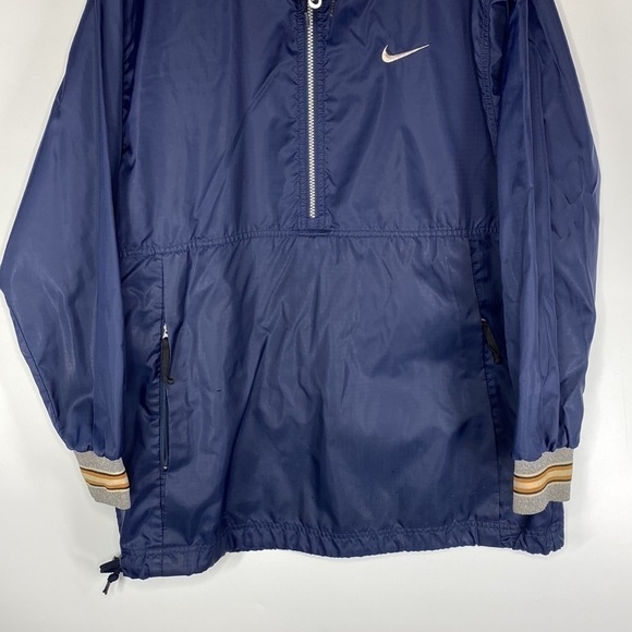 Vintage Nike Navy Blue Windbreaker Pullover Jacket Size Medium 90s - Picture 3 of 15
